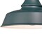 Vaxcel Dorado 1 Light Dusk to Dawn Green White Farmhouse Barn Dome Outdoor Wall Lantern T0482 - alternate 8